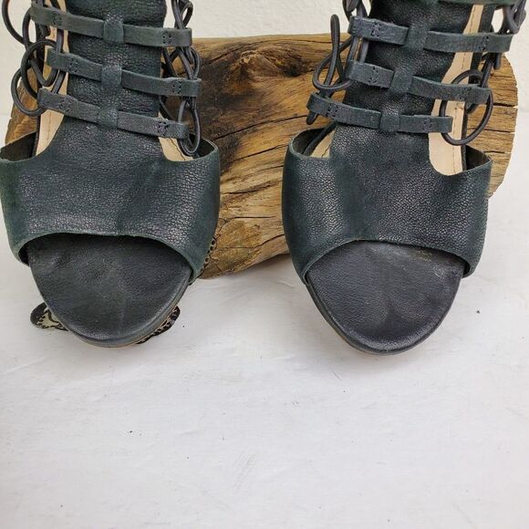 Vince camuto cage heeled sandals black Fossel - Picture 4 of 12